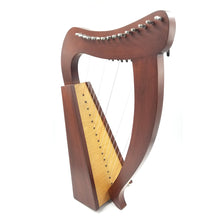 Load image into Gallery viewer, Celtic 15 String Baby Lever Harp w/Gig Bag, Strings, Key
