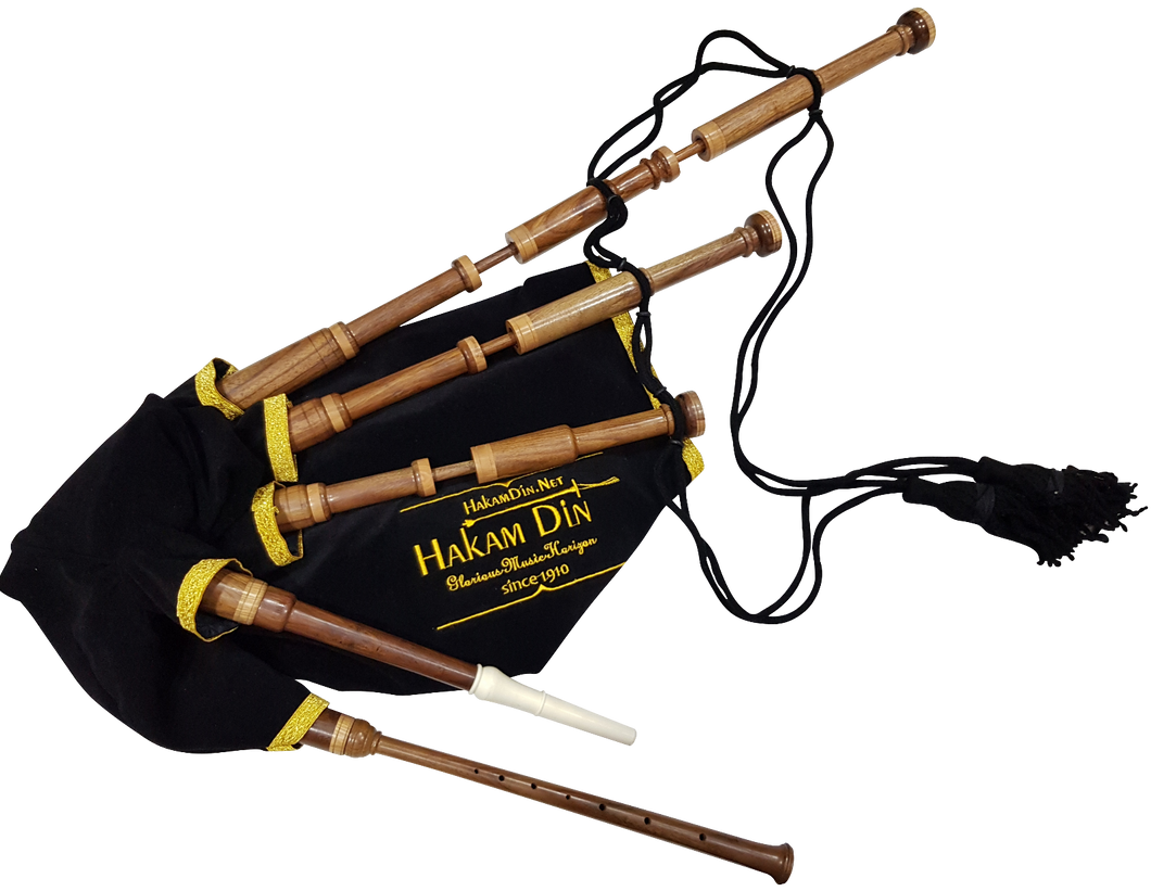 Hakam Din Cocobolo Fireside Smallpipe Bagpipes