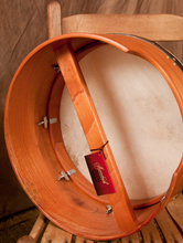 Load image into Gallery viewer, Roosebeck Tunable Red Cedar Bodhrán Single-Bar
