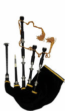 Load image into Gallery viewer, Great Highland Professional Bagpipes African Black Wood Full Imitation Mounts w/ Hard Case
