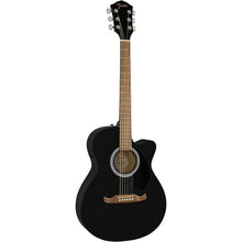 Load image into Gallery viewer, Fender Black Concert Electric-Acoustic Guitar w/Fishman Pickup
