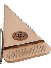 Load image into Gallery viewer, Baritone Psaltery 29.5 Inch 37 Strings Rounded w/ Bow
