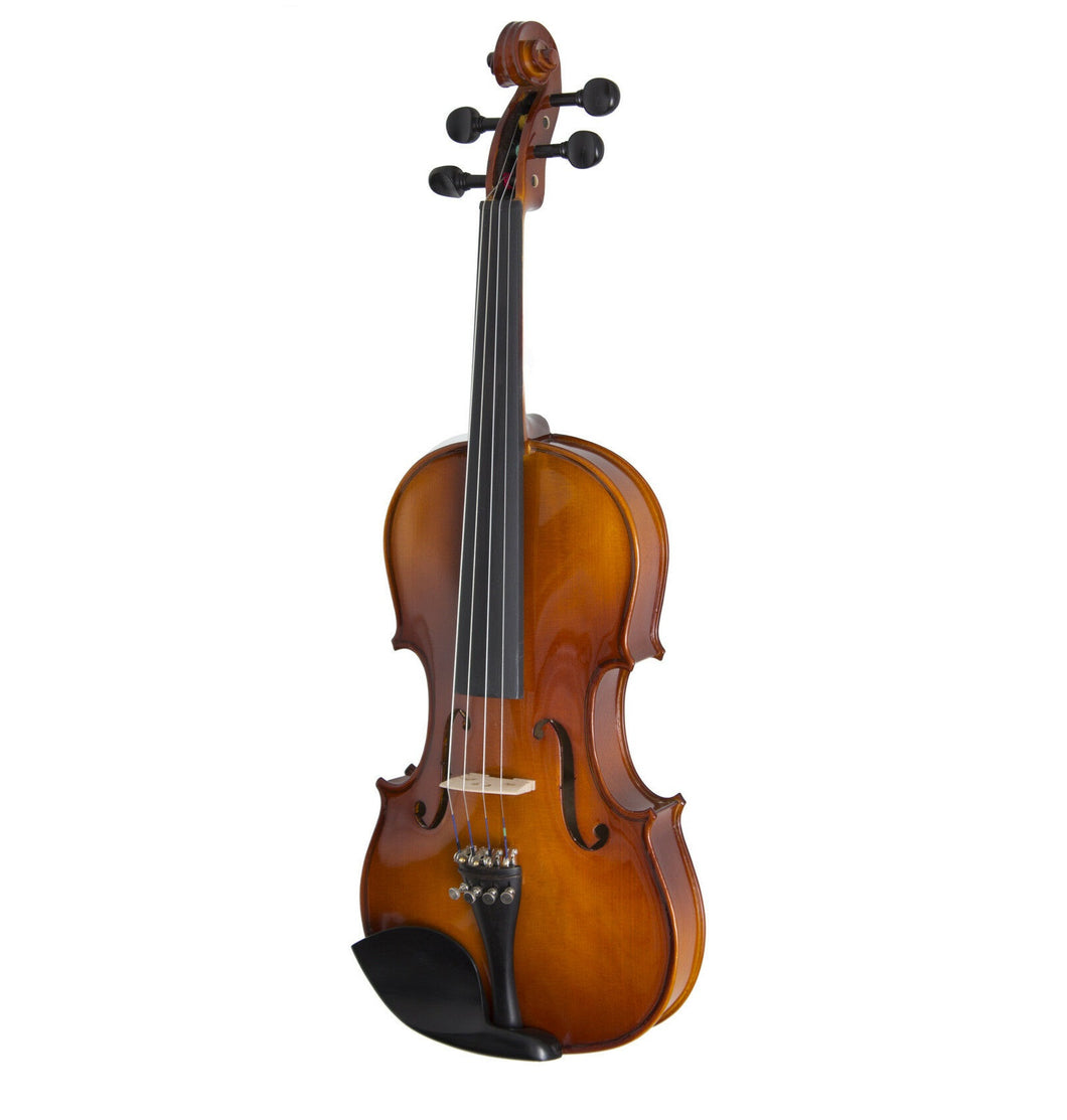 Cecilio Student 4/4 Ebony Fitted Violin Bundle
